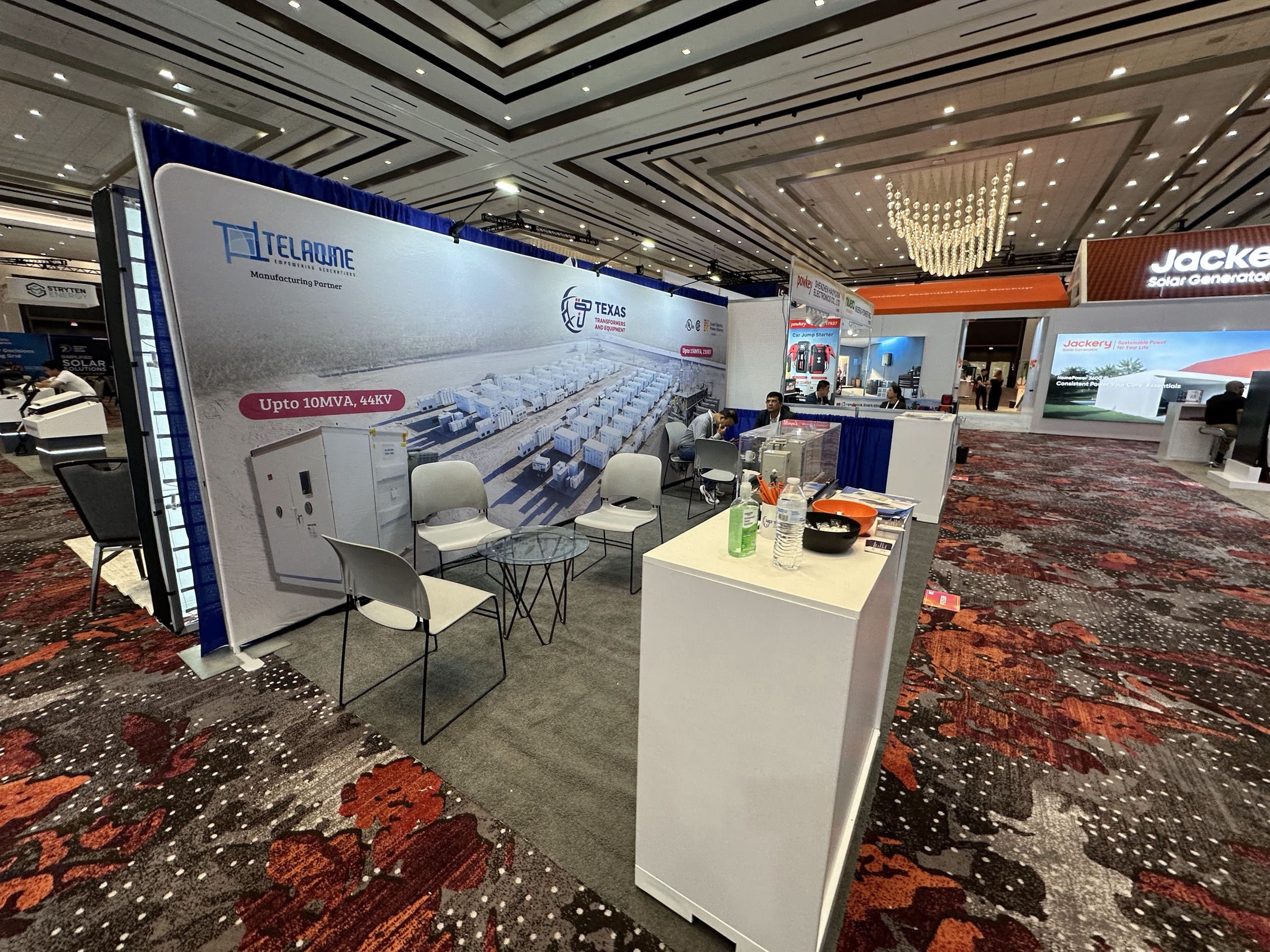 Innovexhibit RE+ technical exhibit work in Las Vegas