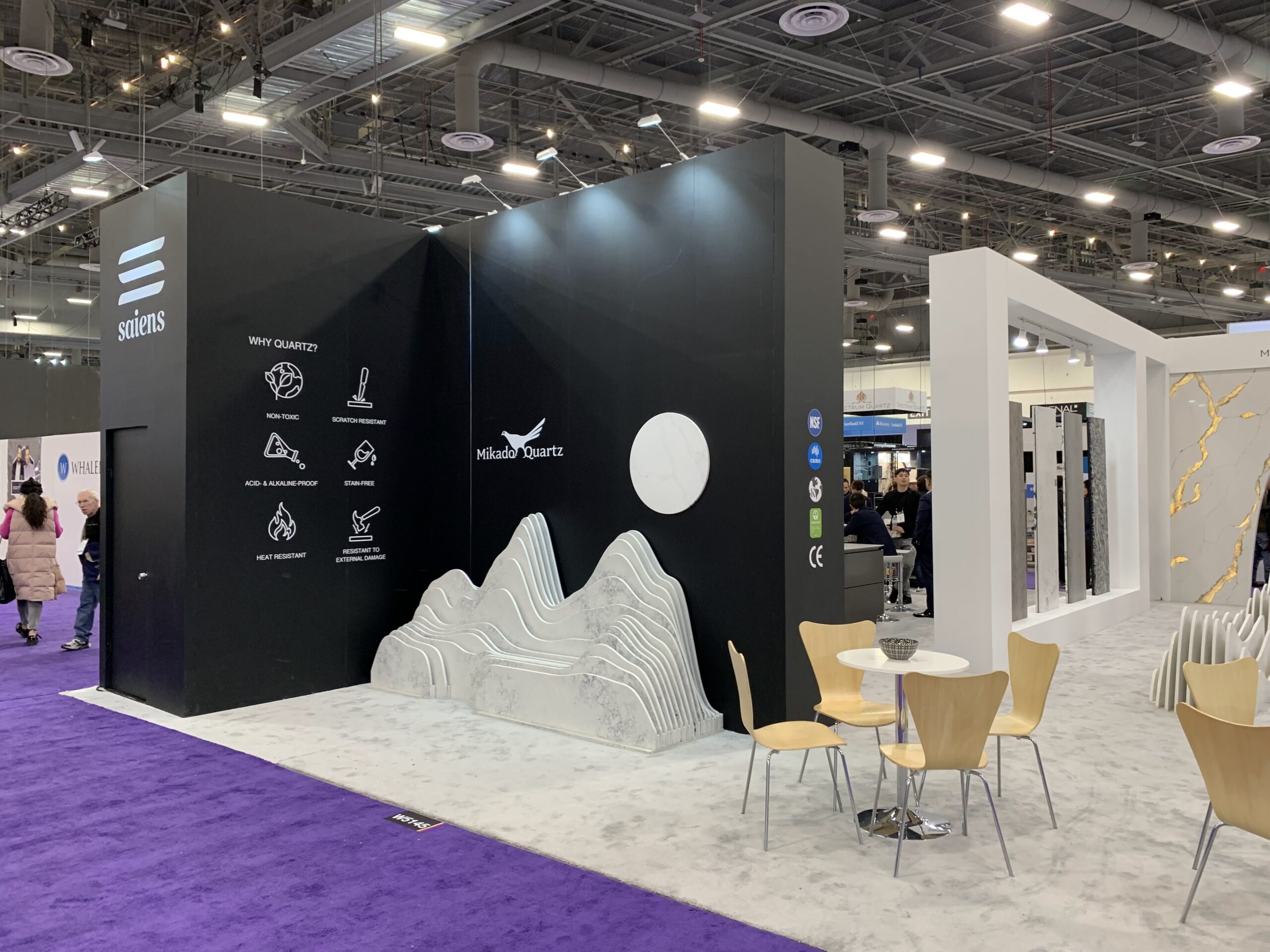 Saiens architectural surfaces exhibit at KBIS 2024