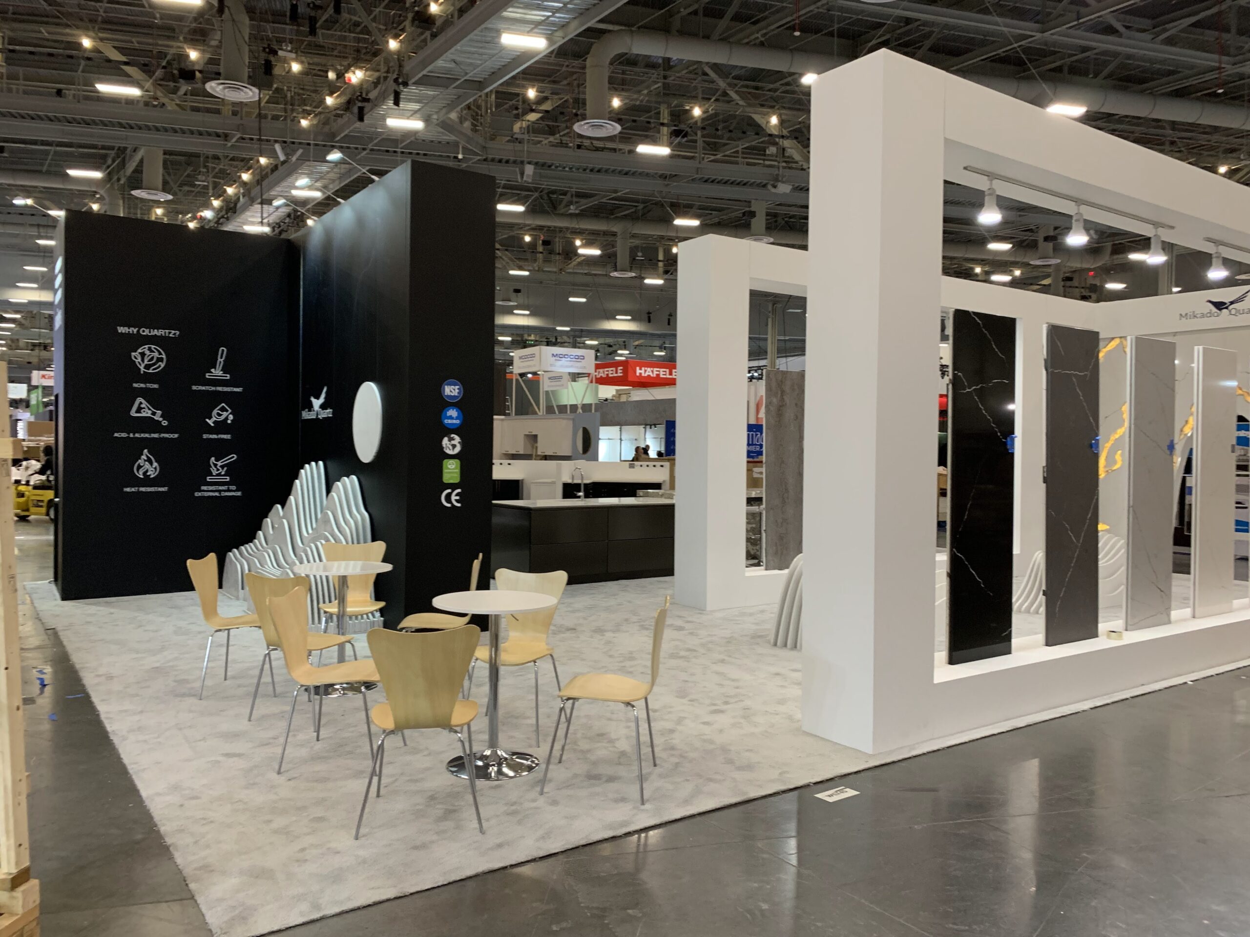 Wide view of the Saiens 30x50 KBIS 2024 exhibit