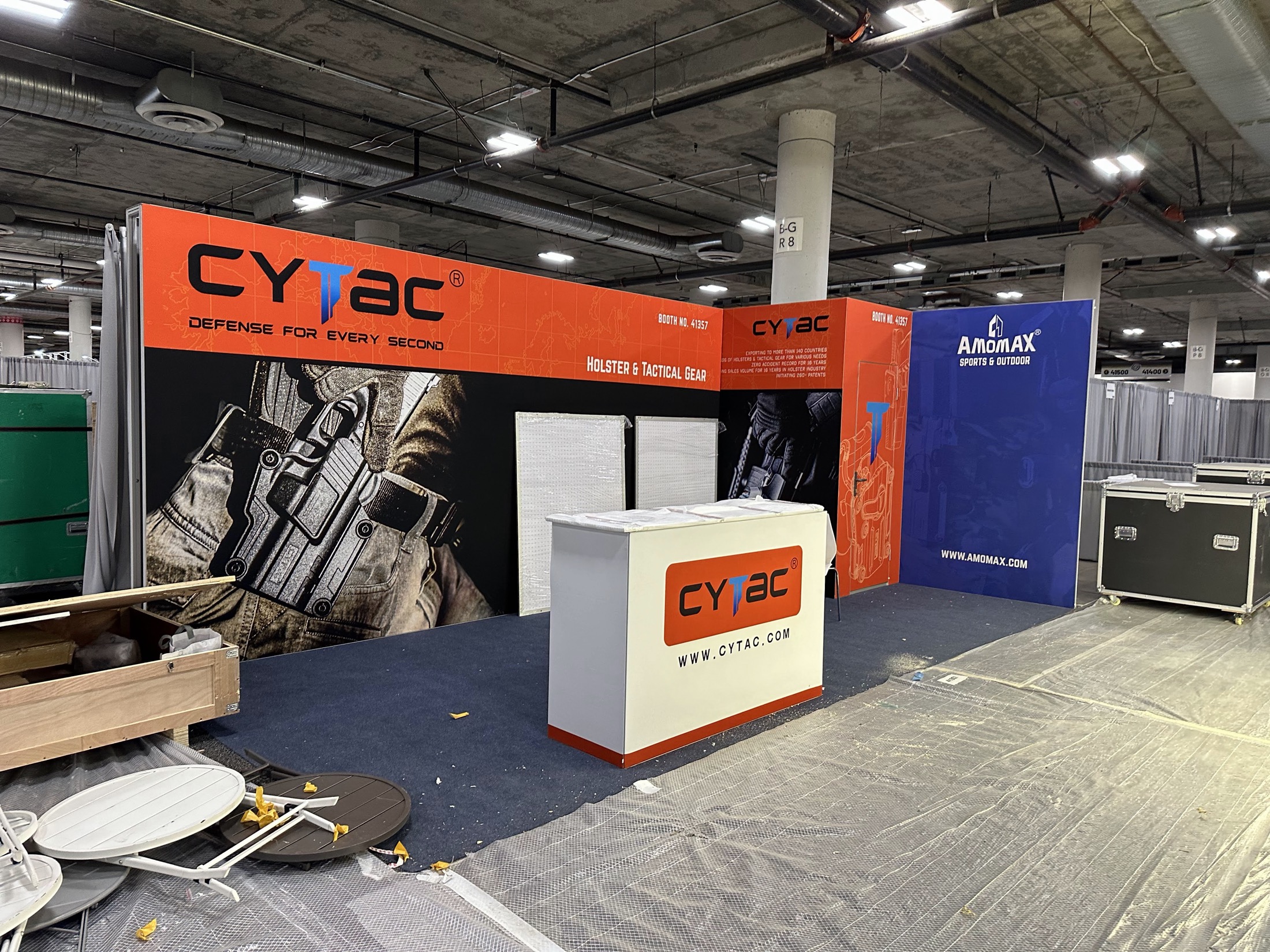 Innovexhibit SHOT Show exhibit work for CYTAC in Las Vegas